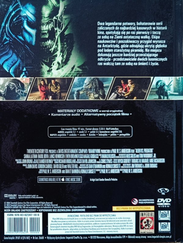 Paul W.S. Anderson Obcy kontra Predator DVD