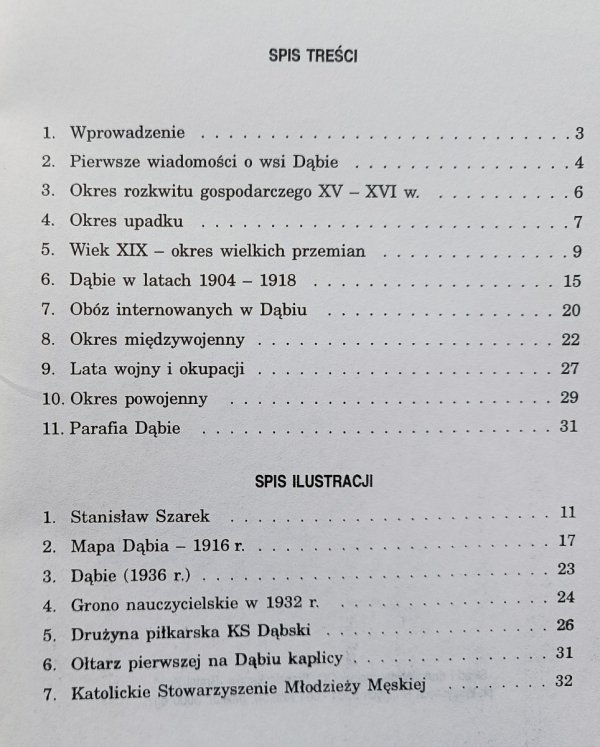 Tadeusz J. Czekalski Szkice z dziejów Dąbia
