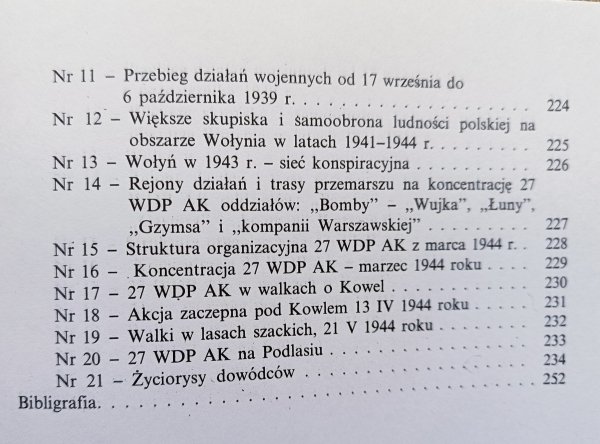 Wojskowe i historyczne tradycje 27 Wołyńskiej Dywizji Piechoty Armii Krajowej