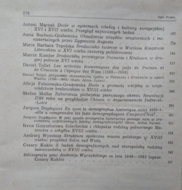Jerzy Topolski • Studia nad gospodarką społeczeństwem i rodziną w Europie późnofeudalnej