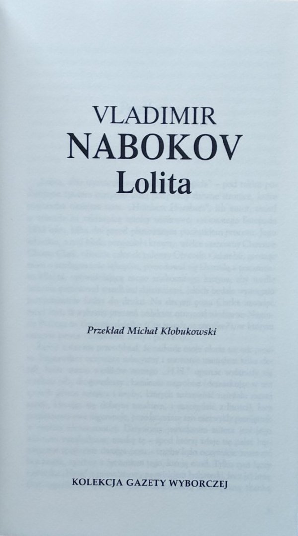 Vladimir Nabokov • Lolita