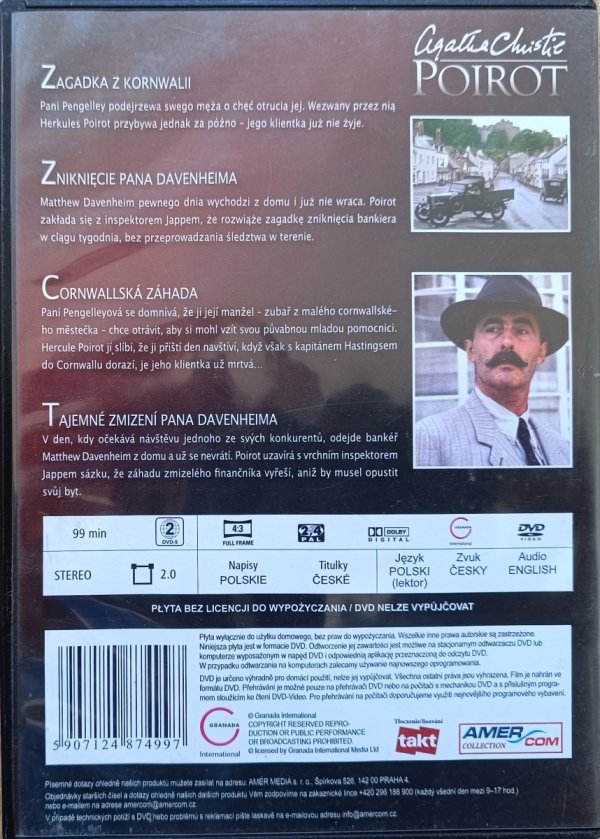 Agatha Christie's Poirot / serial 8 DVD