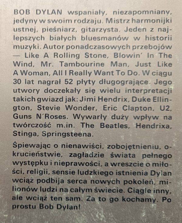 Bob Dylan. Piosenki w przekładzie Marka Zgaińskiego