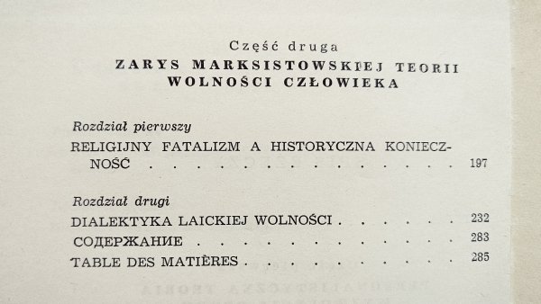 Dionizy Tanalski Wolność człowieka: personalizm a marksizm