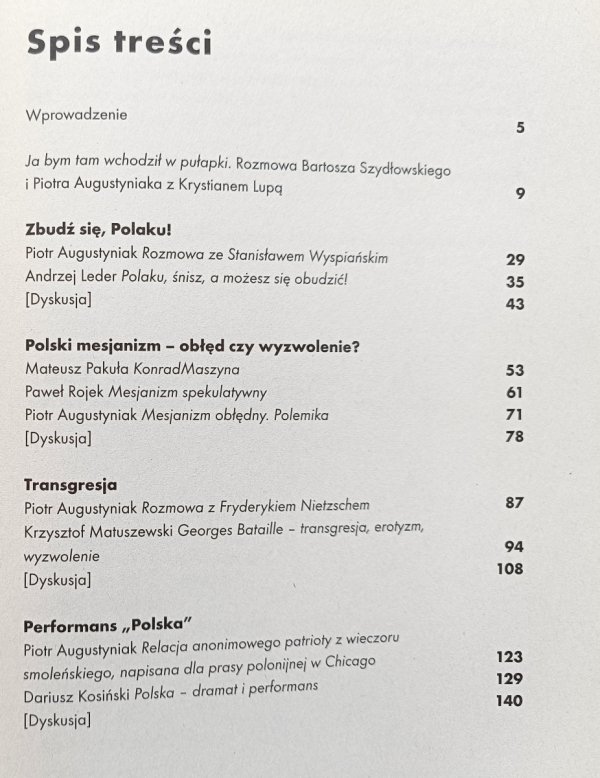 red. Piotr Augustyniak Wyspiański / Zbudź się, Polaku