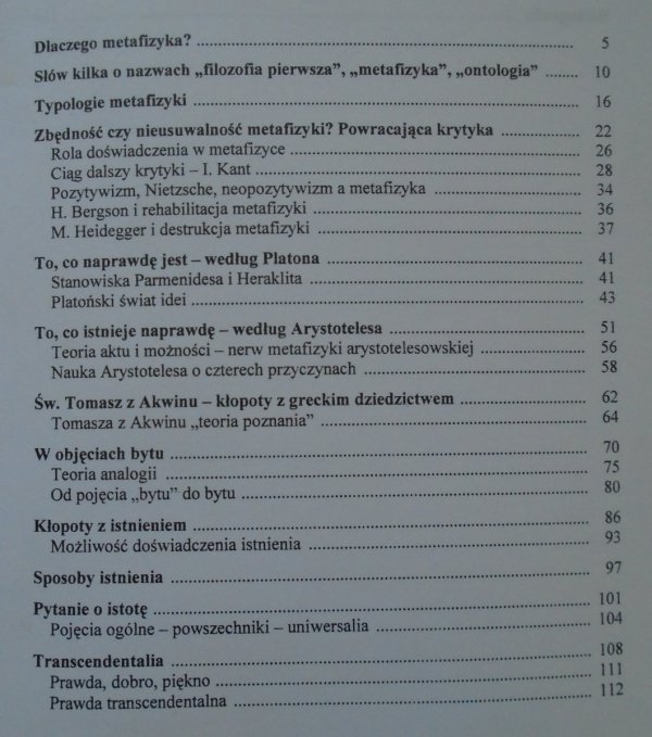 ks. Leszek Łysień • Wędrówki po metafizyce