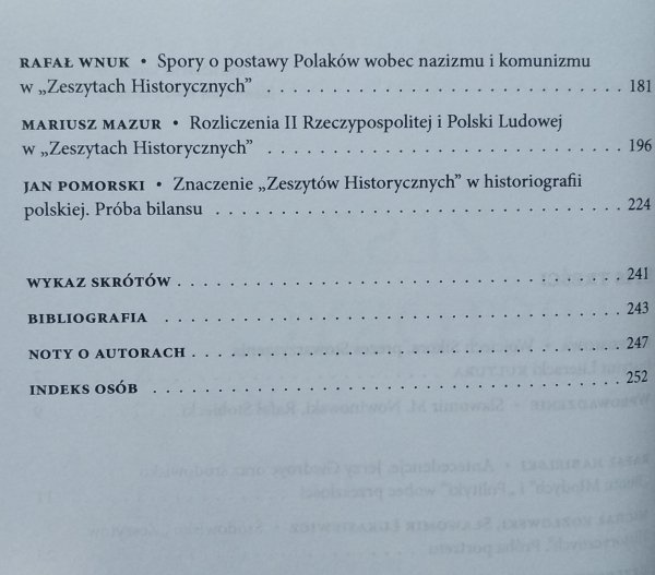 Sławomir Nowinowski • Zeszyty Historyczne z perspektywy półwiecza