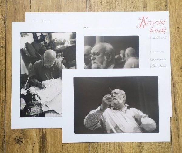 Krzysztof Penderecki. Fotografie Zbigniewa Bielawki