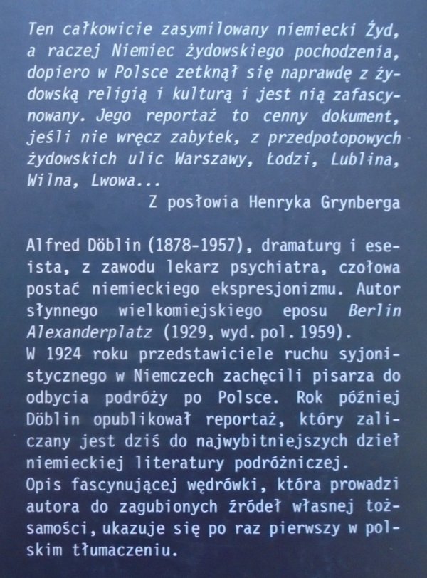 Alfred Doblin • Podróż po Polsce