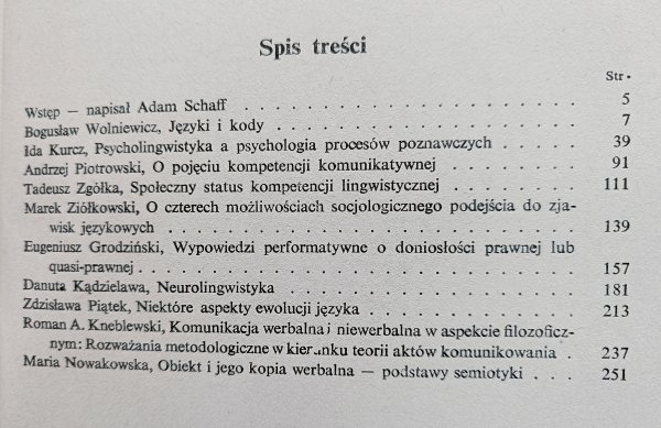 red. Adam Schaff Zagadnienia socjo- i psycholingwistyki
