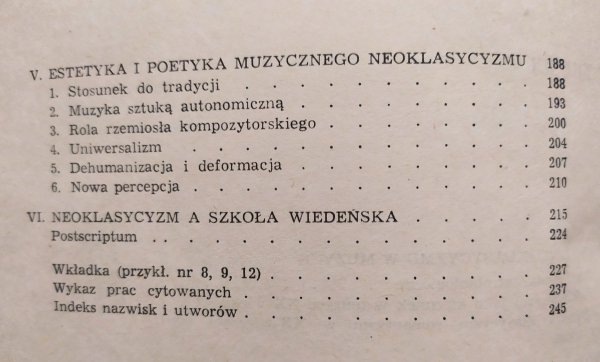 Zofia Helman Neoklasycyzm w muzyce polskiej XX wieku