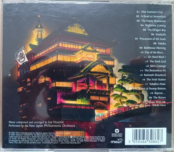 Joe Hisaishi Spirited Away CD
