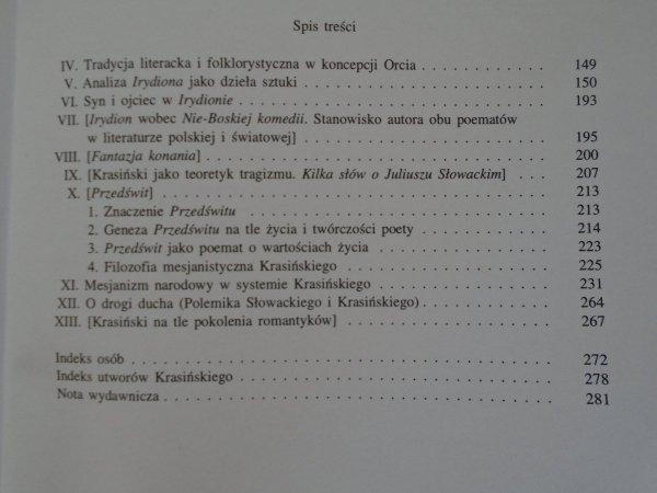 Juliusz Kleiner • Zygmunt Krasiński. Studia