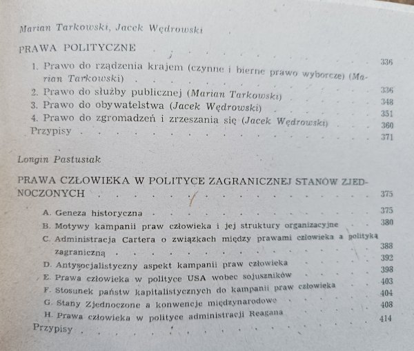 red. Longin Pastusiak Prawa człowieka w Stanach Zjednoczonych