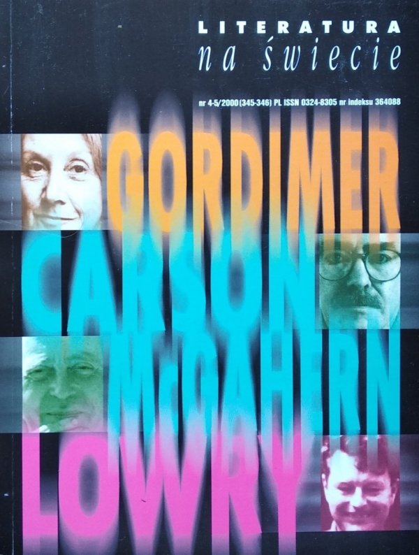 Literatura na świecie 4-5/2000 • Nadine Gordimer, Ciaran Carson