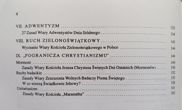 Zbigniew Pasek Wyznania wiary protestantyzmu