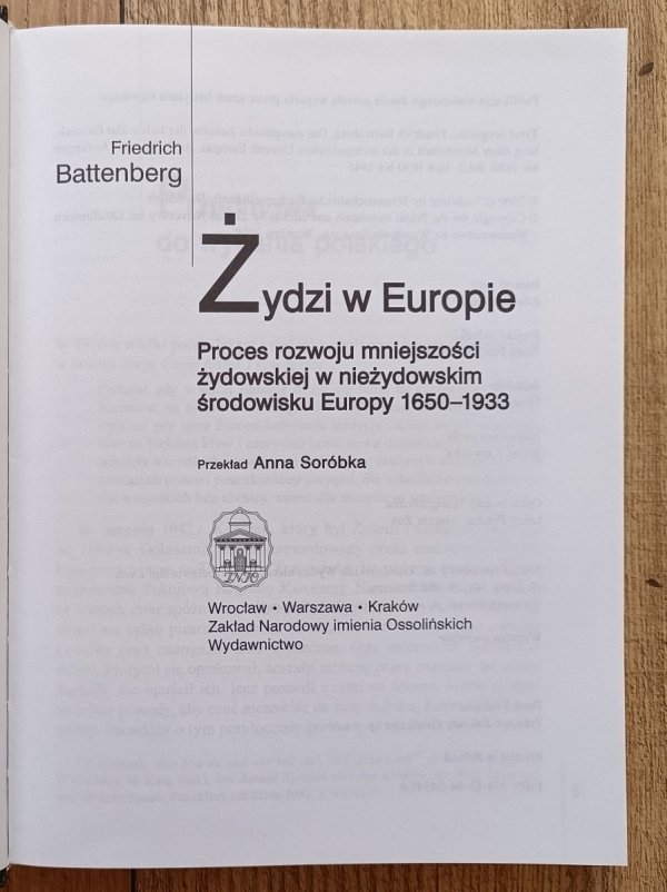 Friedrich Battenberg Żydzi w Europie