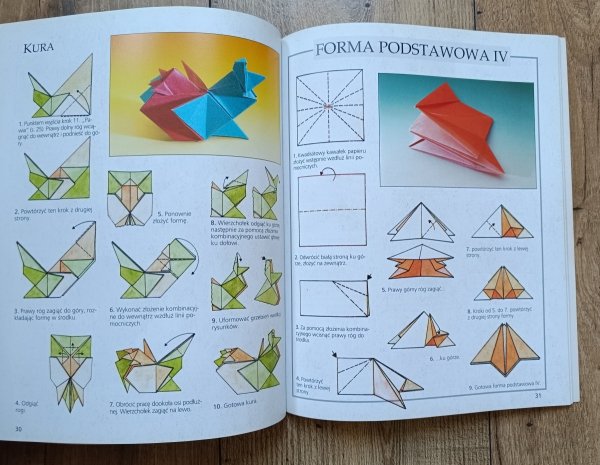 Formy klasyczne Origami. Azjatycka sztuka układania papieru