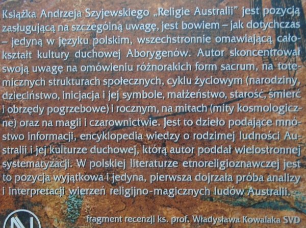 Andrzej Szyjewski • Religie Australii