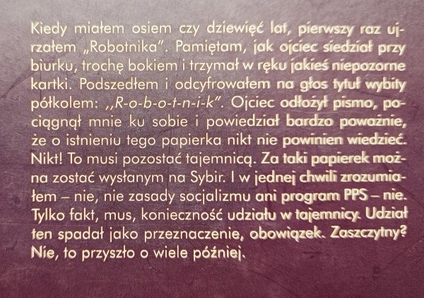 Adam Uziembło Niepodległość socjalisty