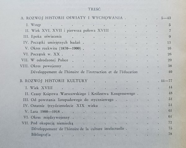 Henryk Barycz Rozwój historii oświaty, wychowania i kultury w Polsce