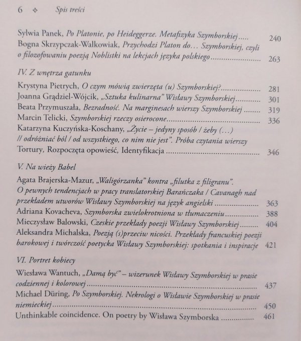 Niepojęty przypadek. O poezji Wisławy Szymborskiej
