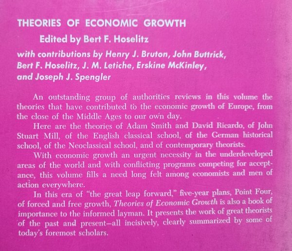 Theories of Economic Growth