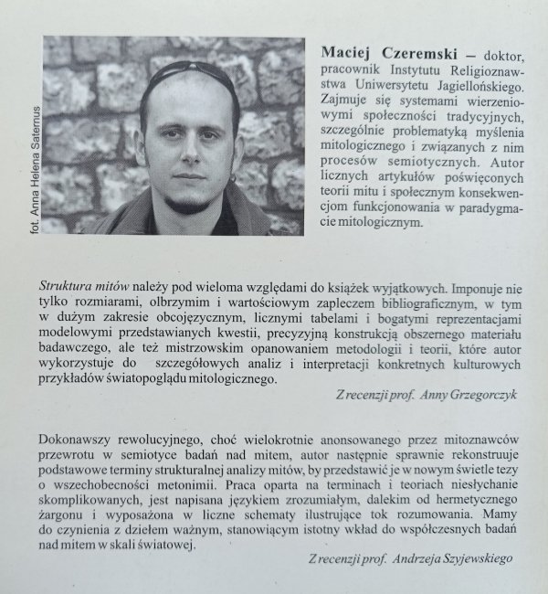 Maciej Czeremski Struktura mitów