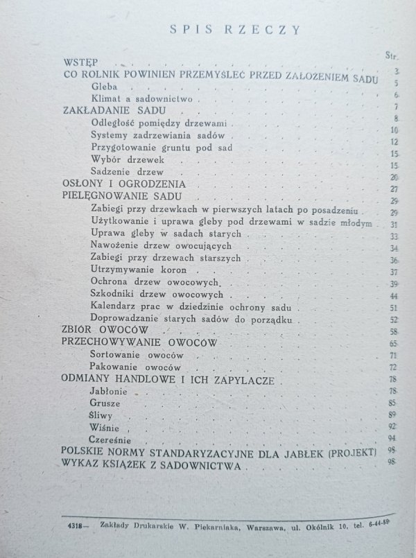 Wł. Gorjaczkowski Gospodarski sad handlowy / 1938