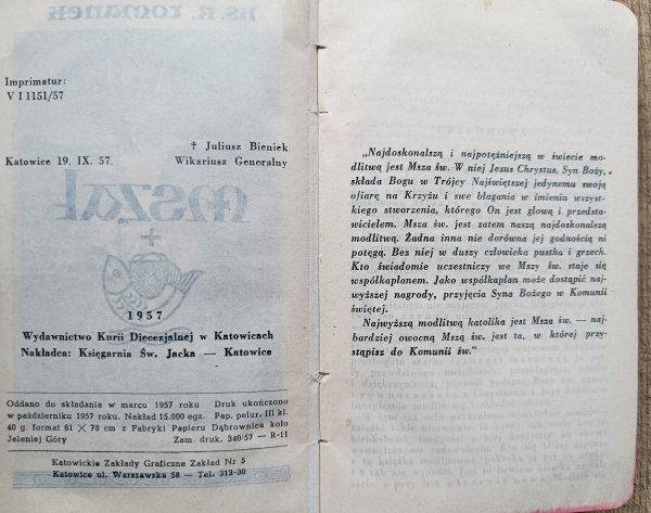 ks. R. Tomanek Mszał
