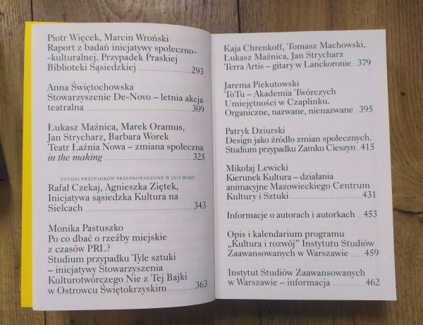 Kultura i rozwój. Analizy, rekomendacje, studia przypadków