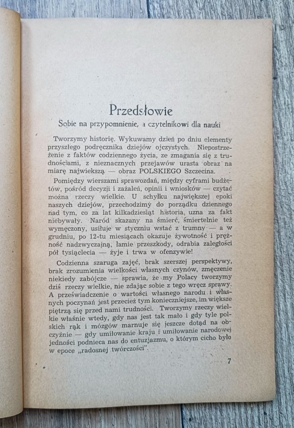 Piotr Zaremba Polska flaga w Szczecinie / 1946