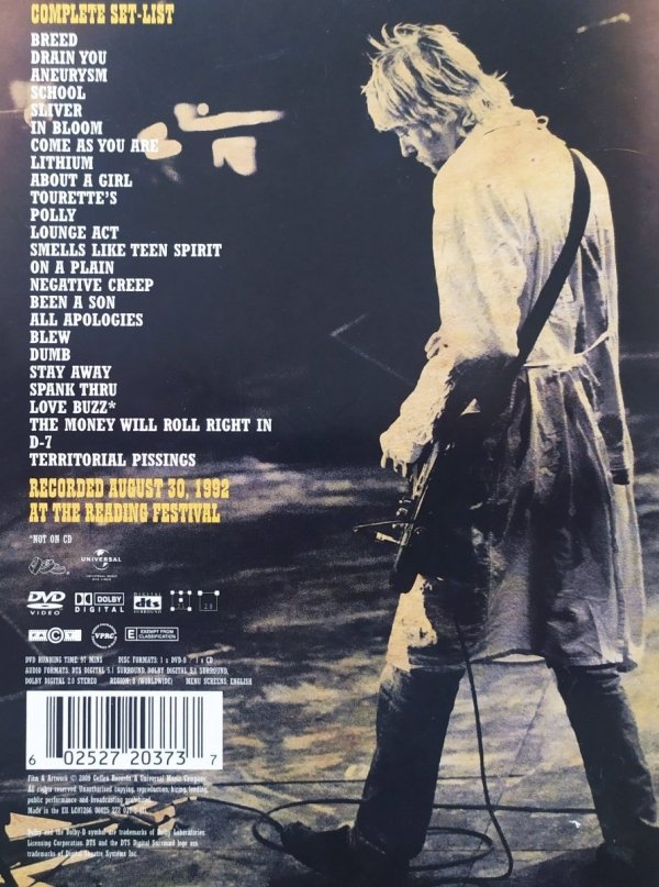 Nirvana Live at Reading CD+DVD