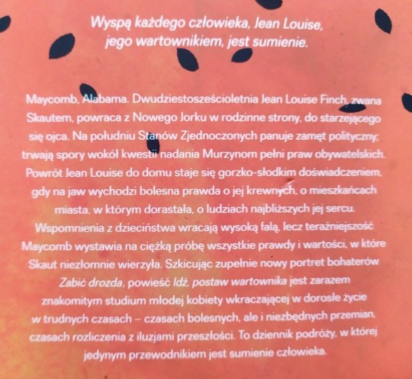 Harper Lee Idź, postaw wartownika