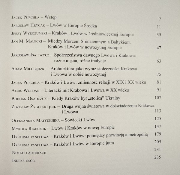 Kraków i Lwów w cywilizacji europejskiej