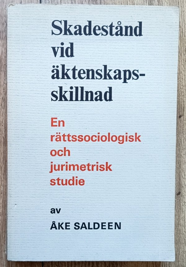 Ake Saldeen Skadestand vid aktenkaps-skillnad [dedykacja dla Franciszka Studnickiego]