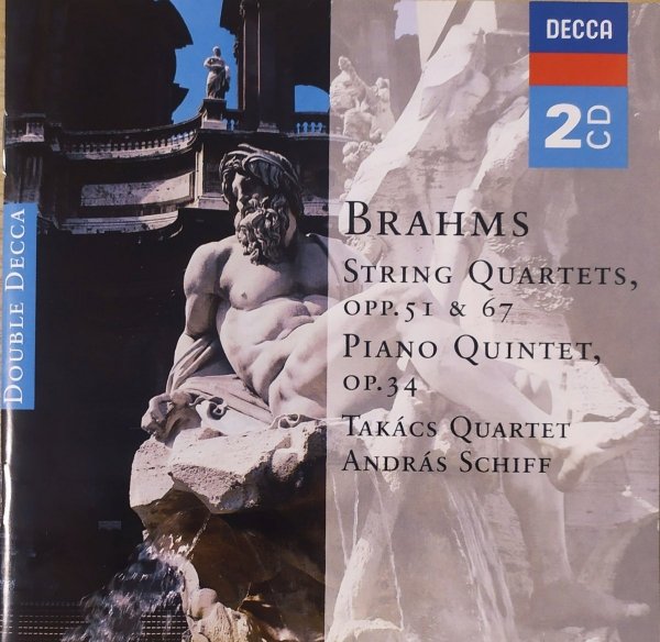 Johannes Brahms, Takacs Quartet, Andras Schiff String Quartets, Piano Quintet 2CD