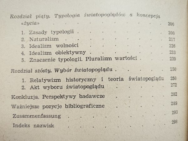 Zbigniew Kuderowicz Światopogląd a życie u Diltheya