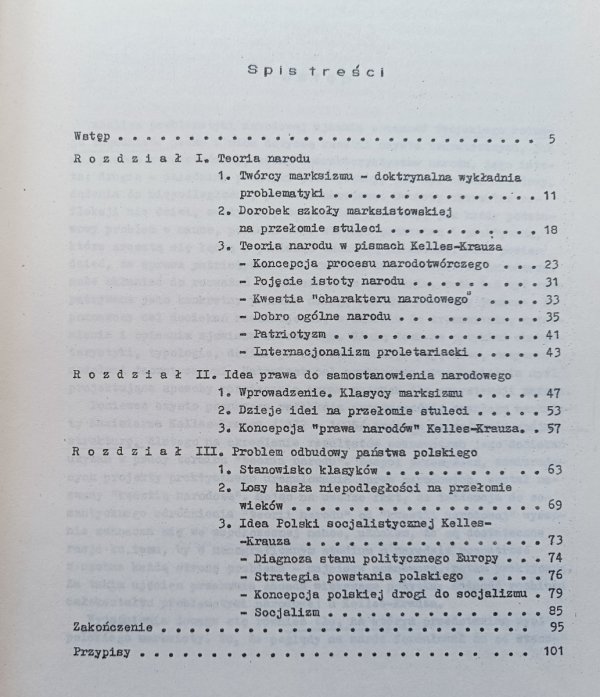 Teoria narodu i kwestia narodowa u Kazimierza Kelles-Krauza