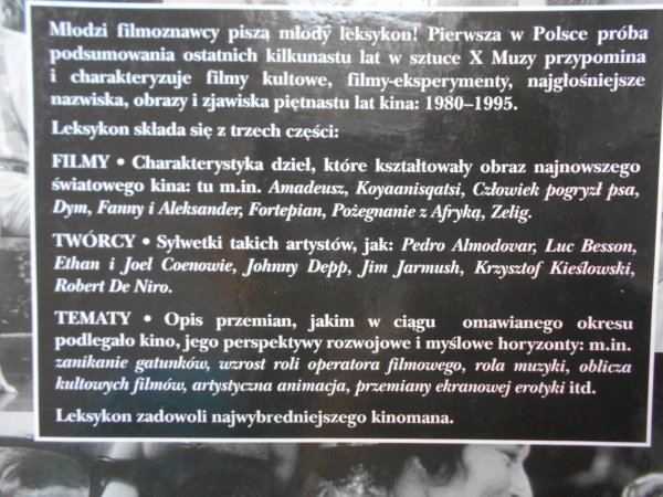 Barbara Kosecka, Anita Piotrowska, Wojciech Kocołowski • Panorama kina najnowszego 1980-1995. Leksykon