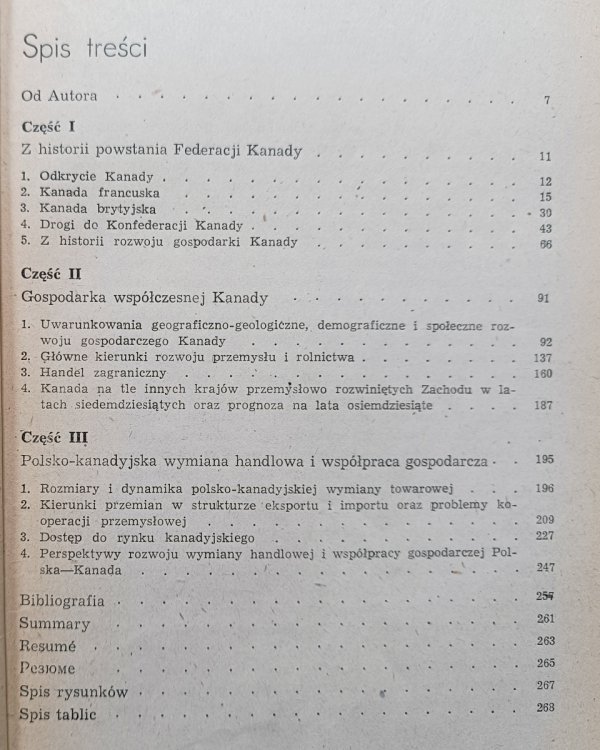 Stanisław Ładyka Kanada. Dzieje - gospodarka - wymiana handlowa z Polską