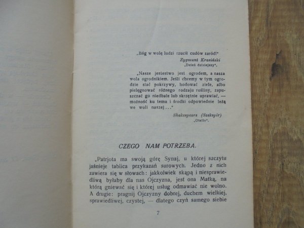 ks. Henryk Weryński • Pierwszy obowiązek narodowy [1929]