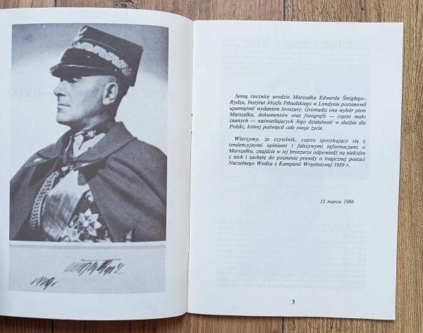 Marszałek Edward Śmigły-Rydz 1886-1986