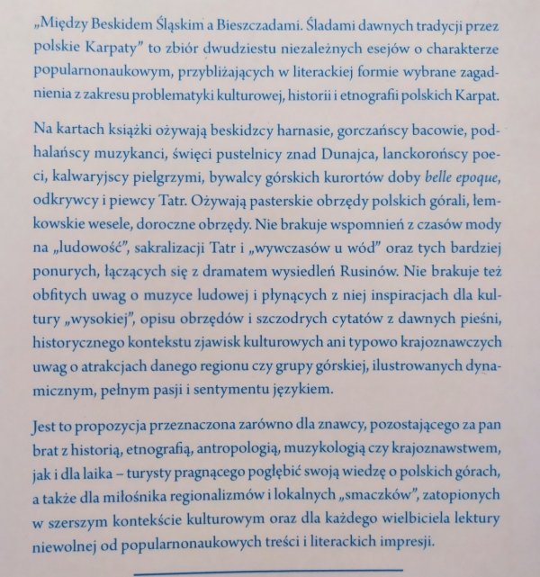 Bartłomiej Grzegorz Sala Między Beskidem Śląskim a Bieszczadami