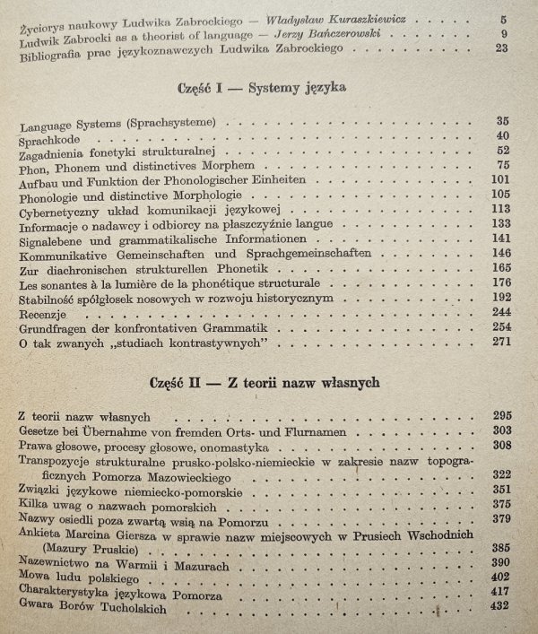 Ludwik Zabrocki U podstaw struktury i rozwoju języka