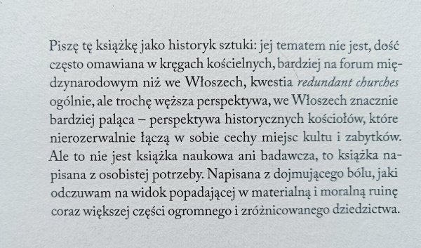 Tomaso Montanari Zamknięte kościoły