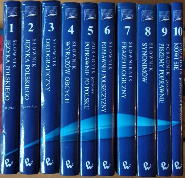 Słownik języka polskiego 10 tomów [komplet]