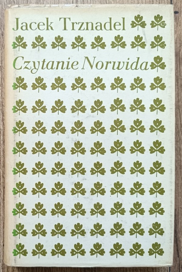 Jacek Trznadel Czytanie Norwida