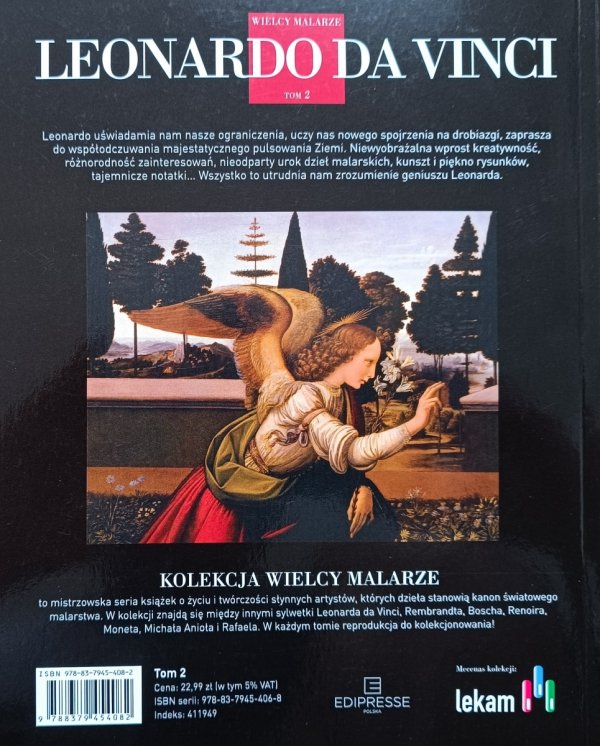 Leonardo da Vinci / seria Wielcy Malarze tom 2