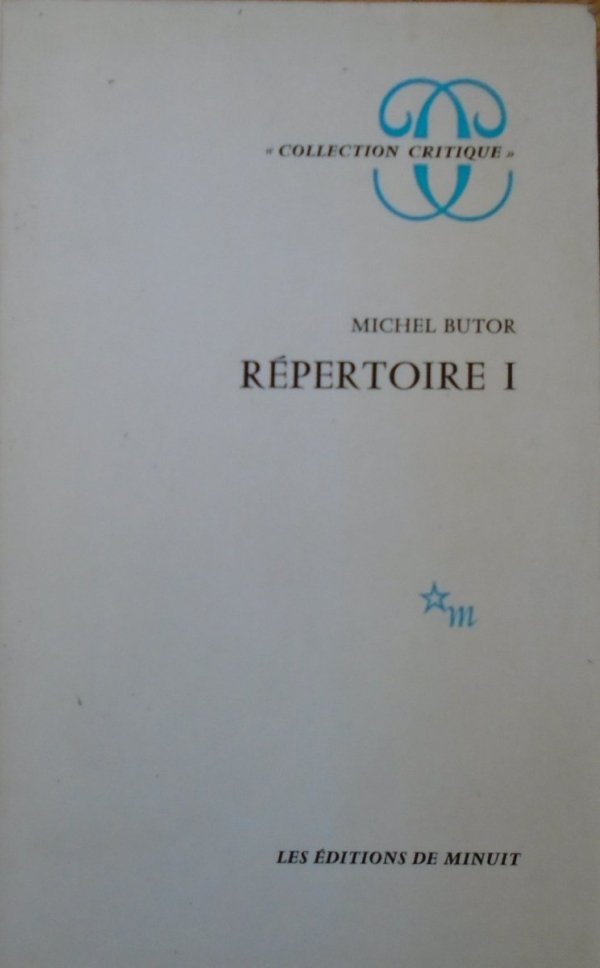 Michel Butor • Repertoire I